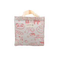 Square Canvas Bag with Cartoon Print 3
