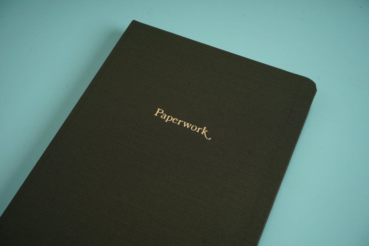 Simple printing with rope car line notebook - MIDI