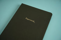 Simple printing with rope car line notebook - MIDI