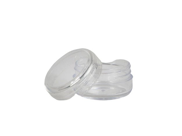 Small Clear Plastic Jar - MIDI