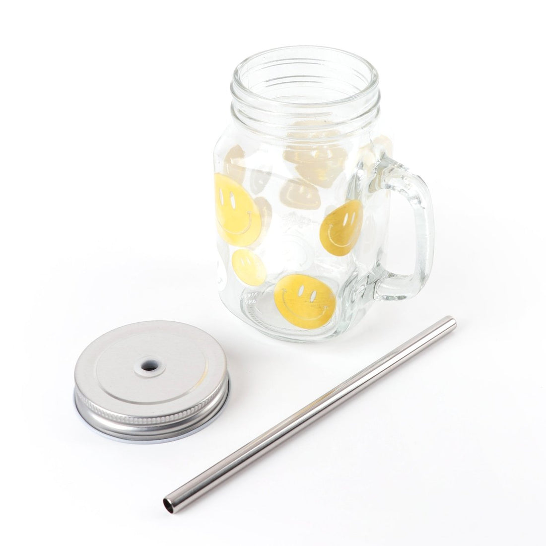 Smiley Mason Jar Mug - MIDI