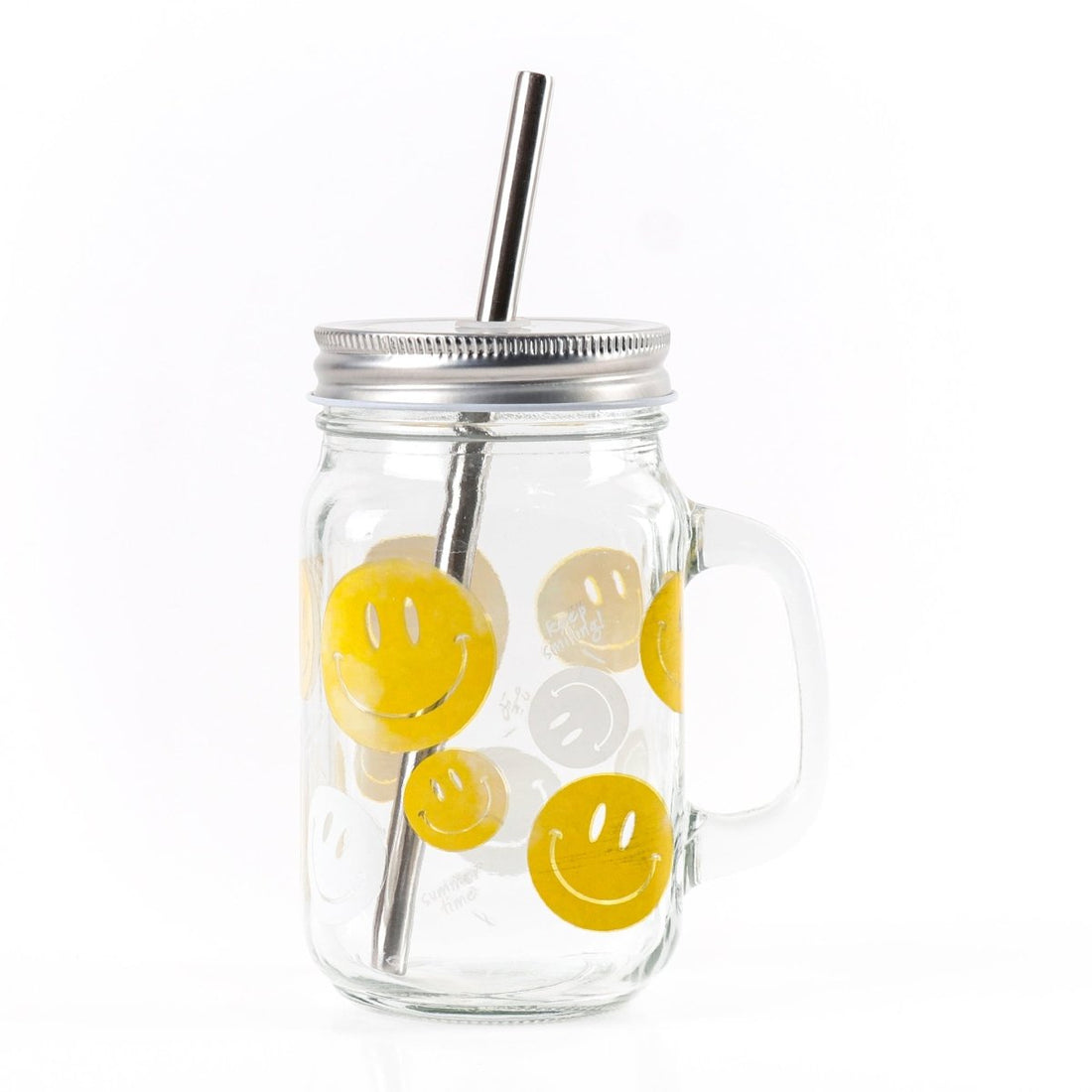 Smiley Mason Jar Mug - MIDI