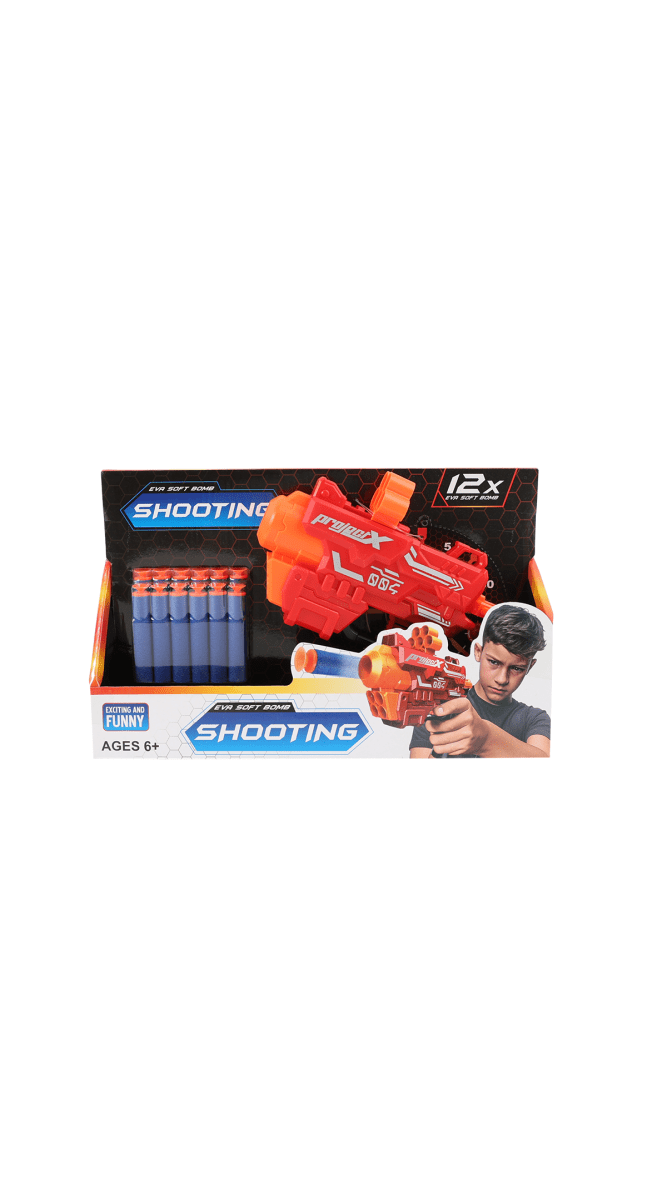 Soft Bullet Shooting Gun for Kids - Fun & Safe Toy - MIDI