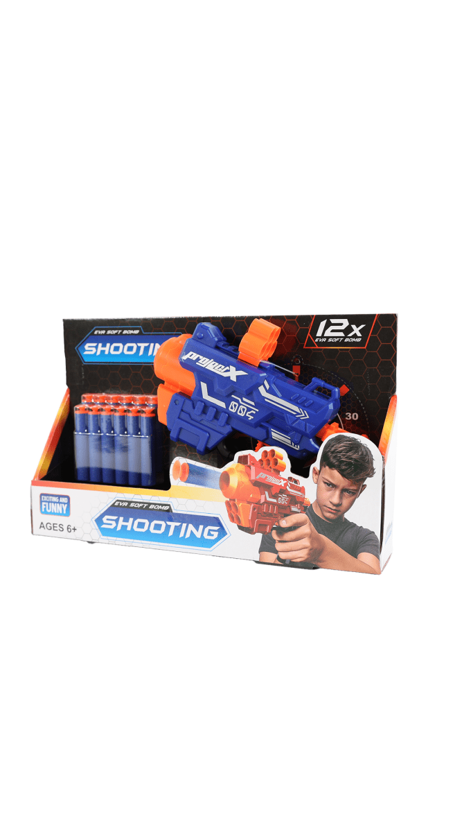 Soft Bullet Shooting Gun for Kids - Fun & Safe Toy - MIDI