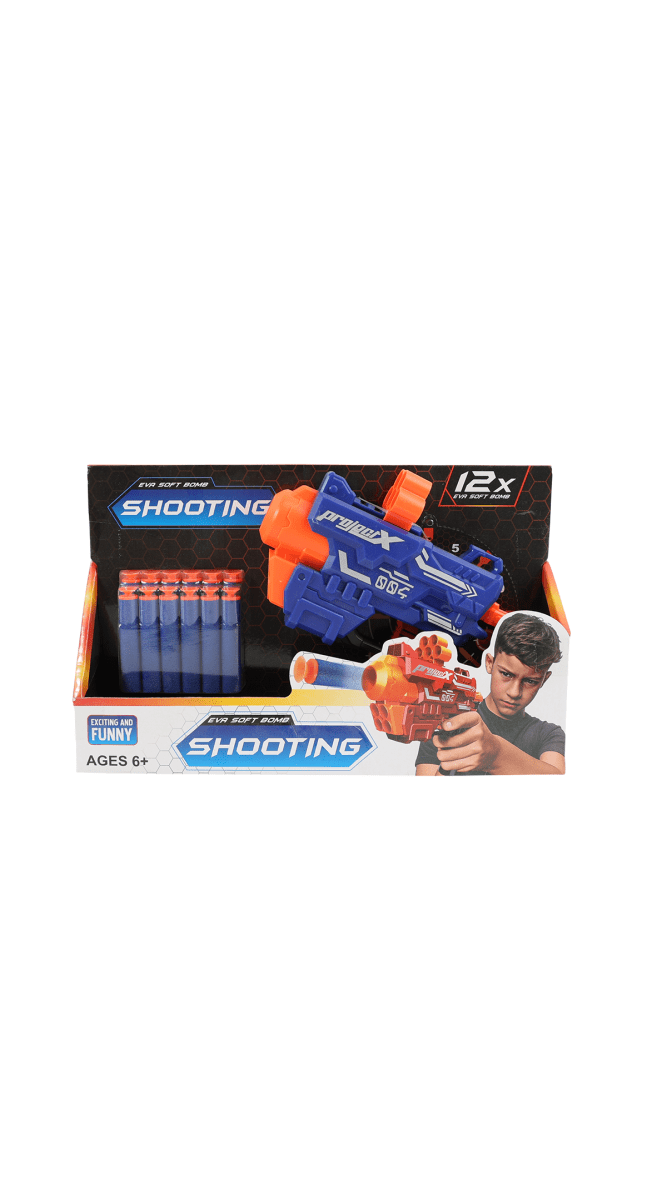 Soft Bullet Shooting Gun for Kids - Fun & Safe Toy - MIDI