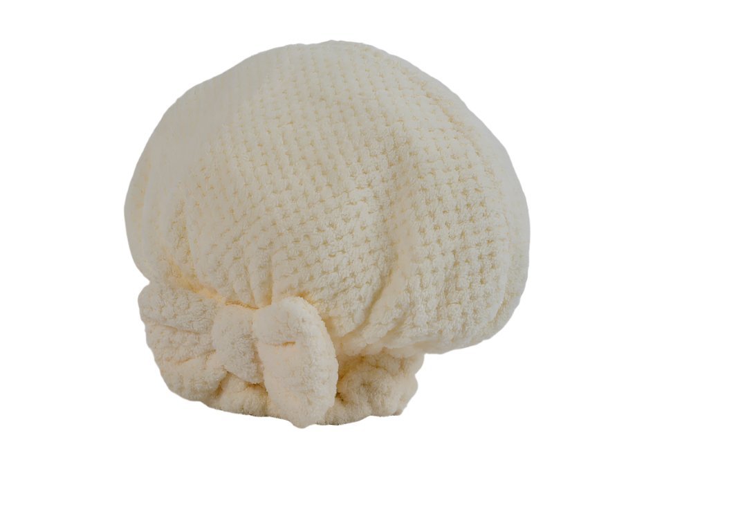 Pack of 2 Cute Bow Hair-Drying Caps