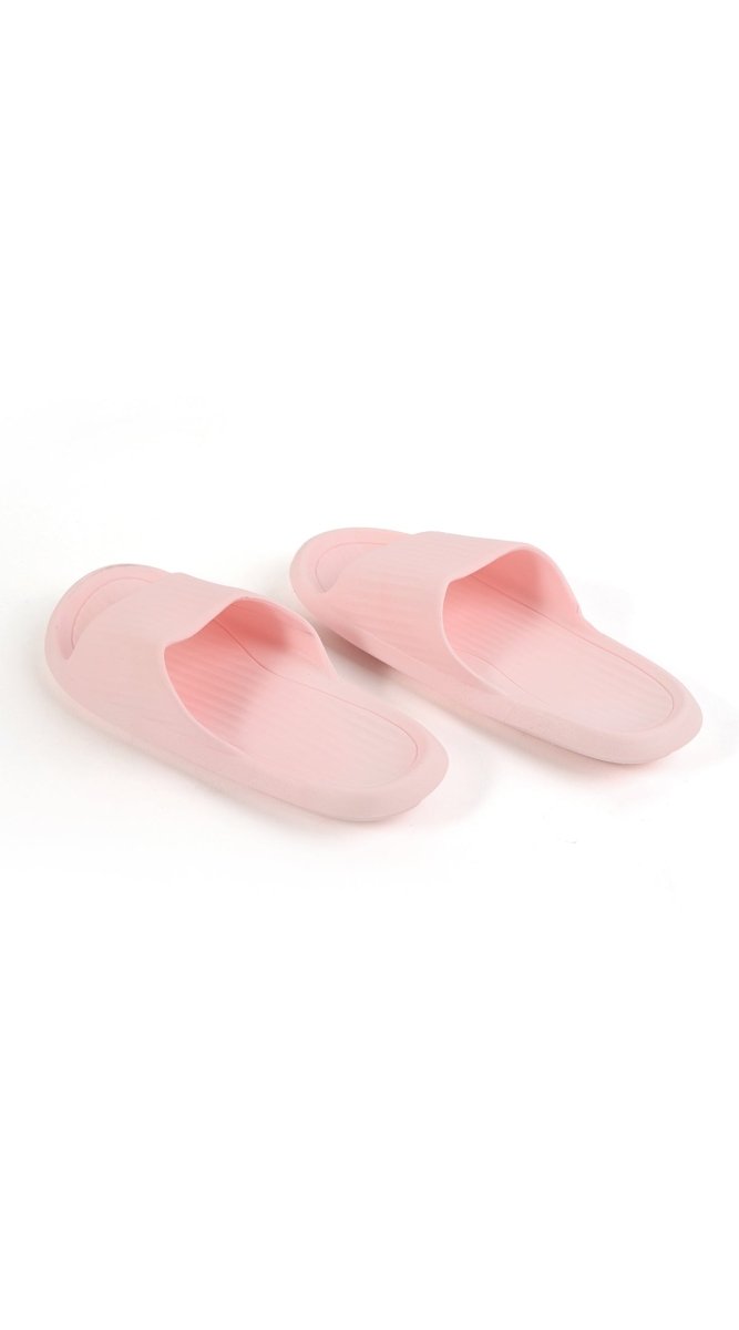 Soft Pink Bathroom Slippers - MIDI