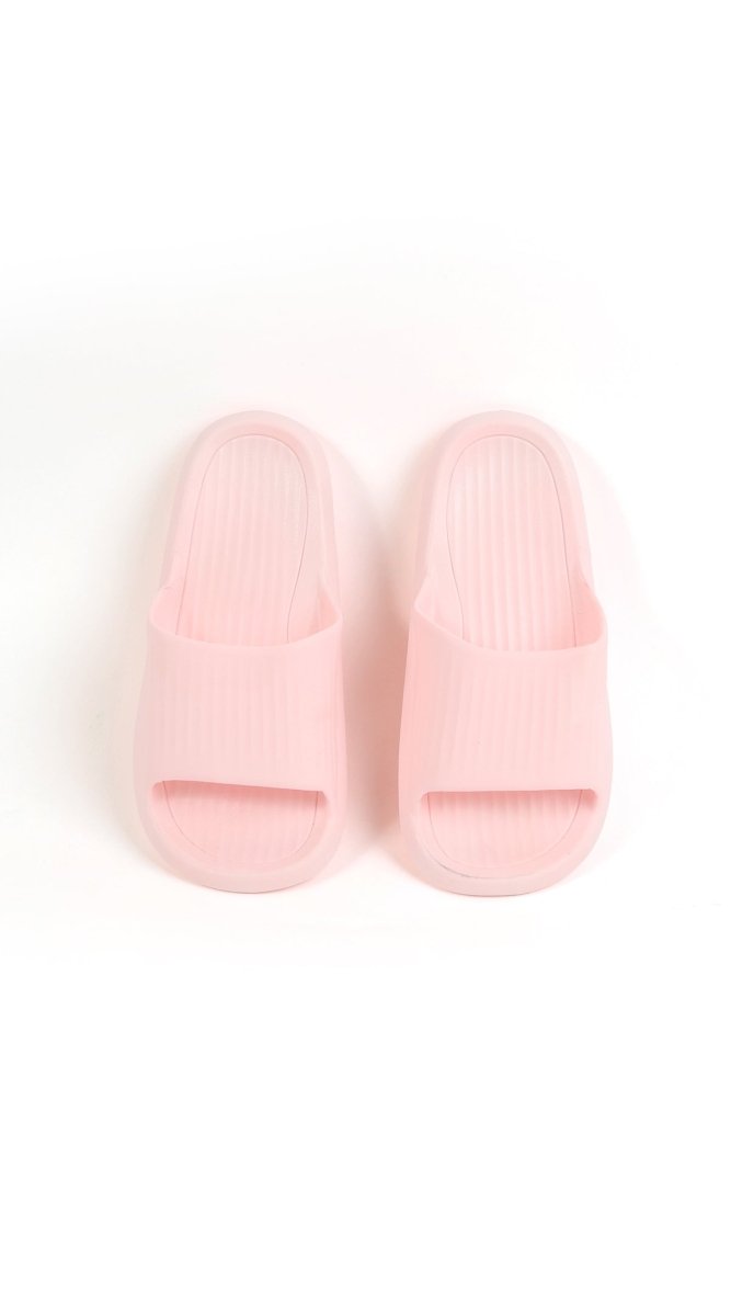 Soft Pink Bathroom Slippers - MIDI