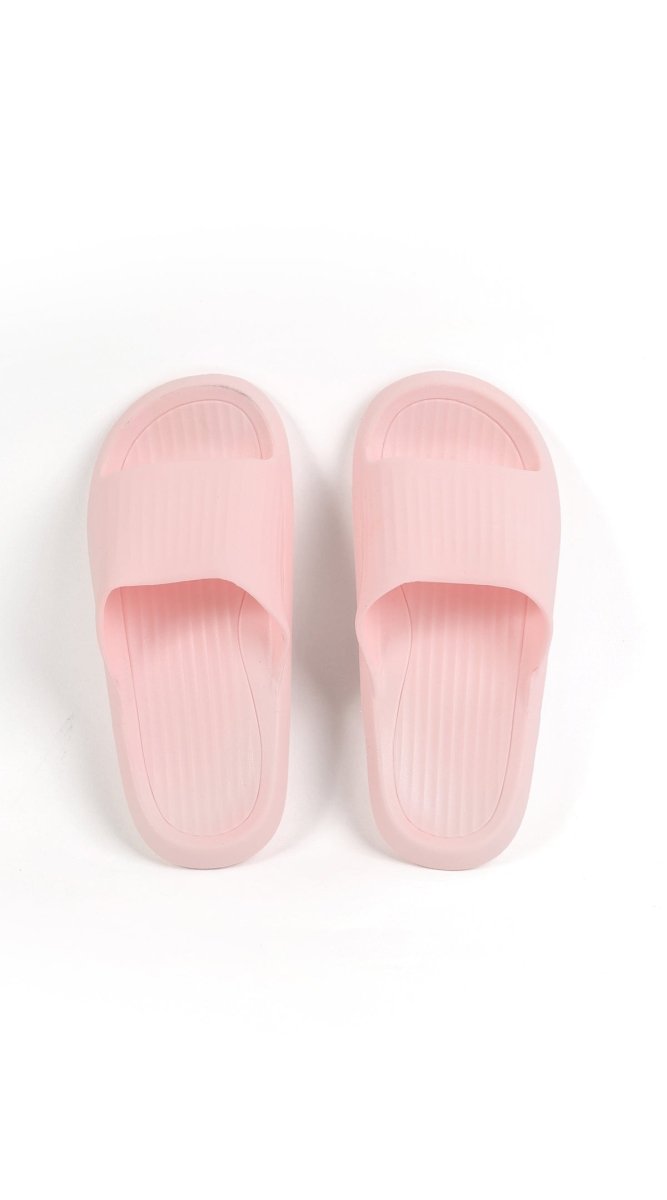 Soft Pink Bathroom Slippers - MIDI