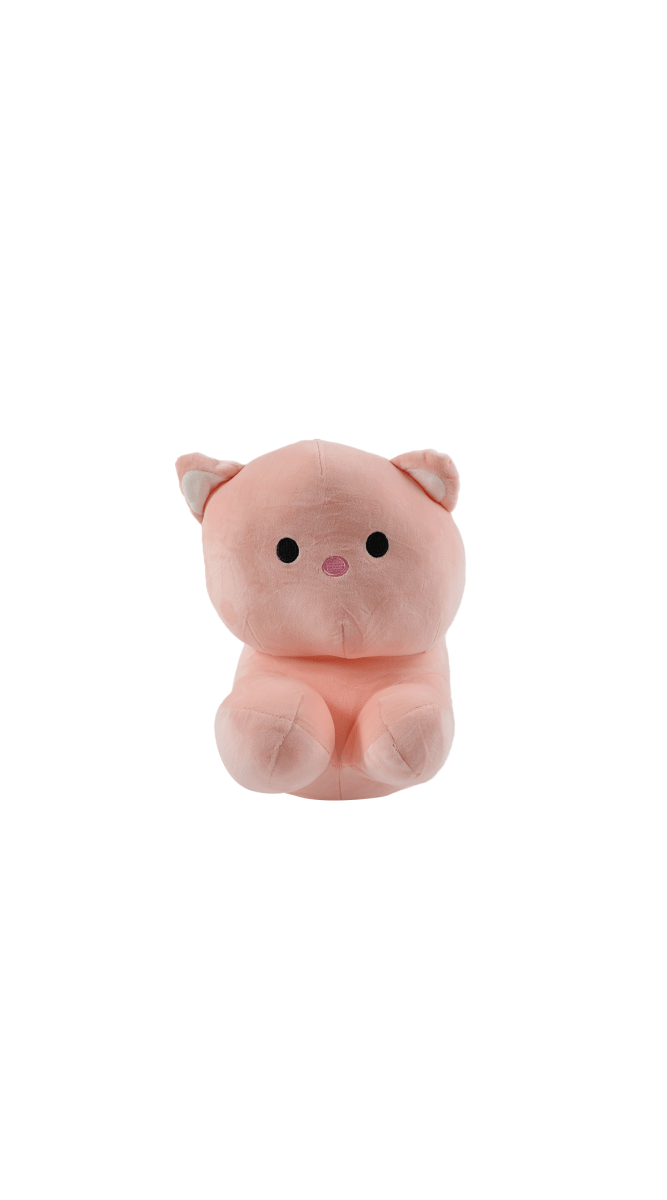 Soft Pink Cat Plush Toy - Perfect Gift for Kids - MIDI
