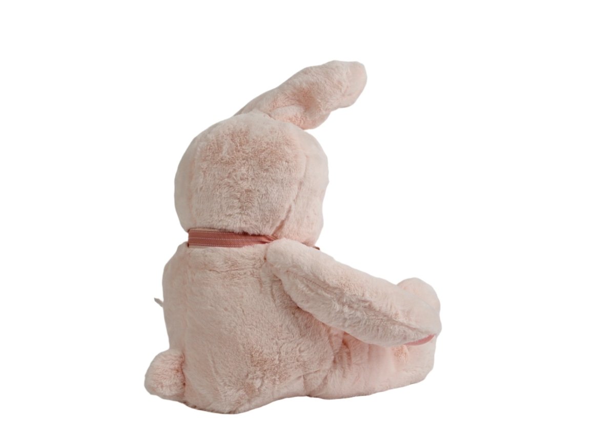 Soft Pink Plush Bunny Toy - MIDI