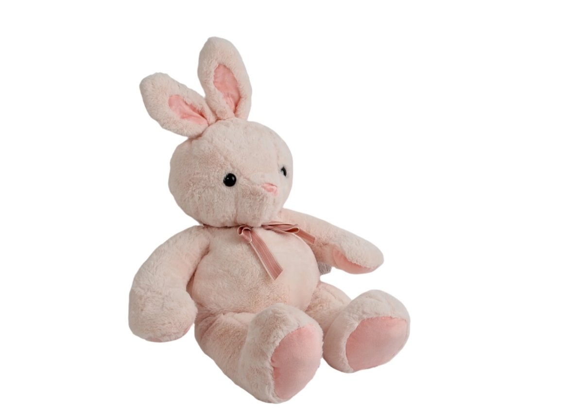 Soft Pink Plush Bunny Toy - MIDI