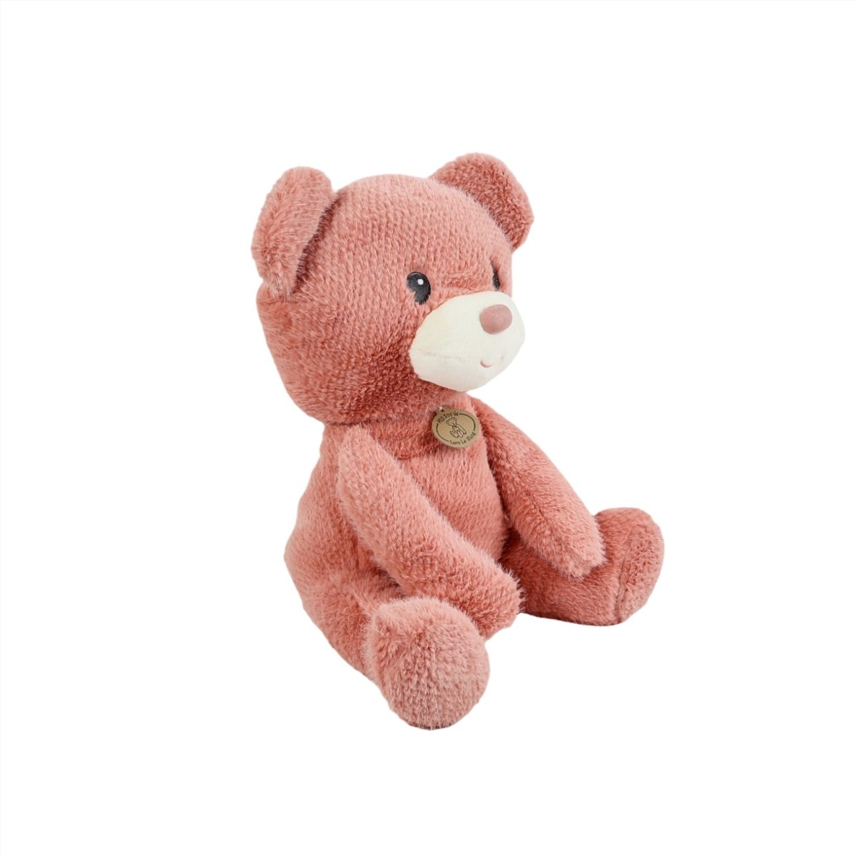 Soft Pink Plush Teddy Bear - MIDI