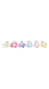 Multicolor Fabric Elastic Hair Scrunchie 2