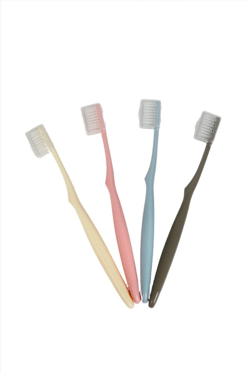 Soft Toothbrushes, 4 - Pack in Assorted Colors - MIDI