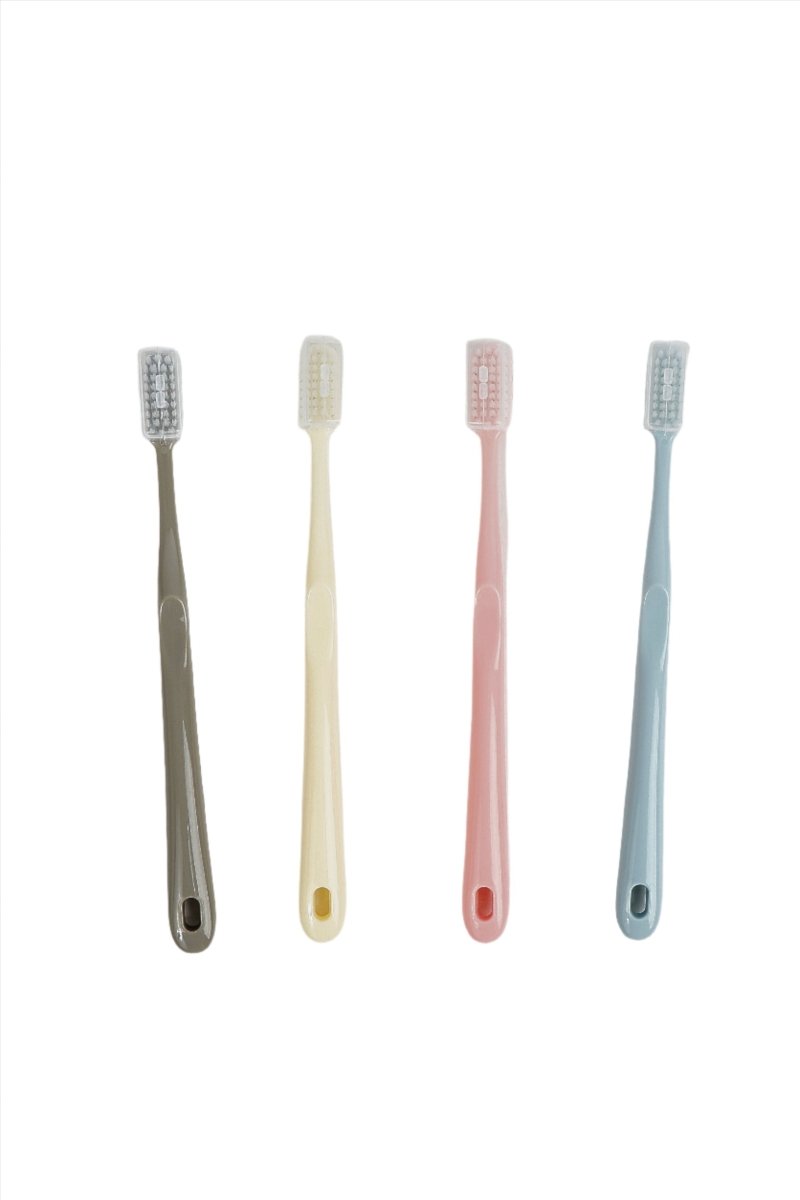Soft Toothbrushes, 4 - Pack in Assorted Colors - MIDI
