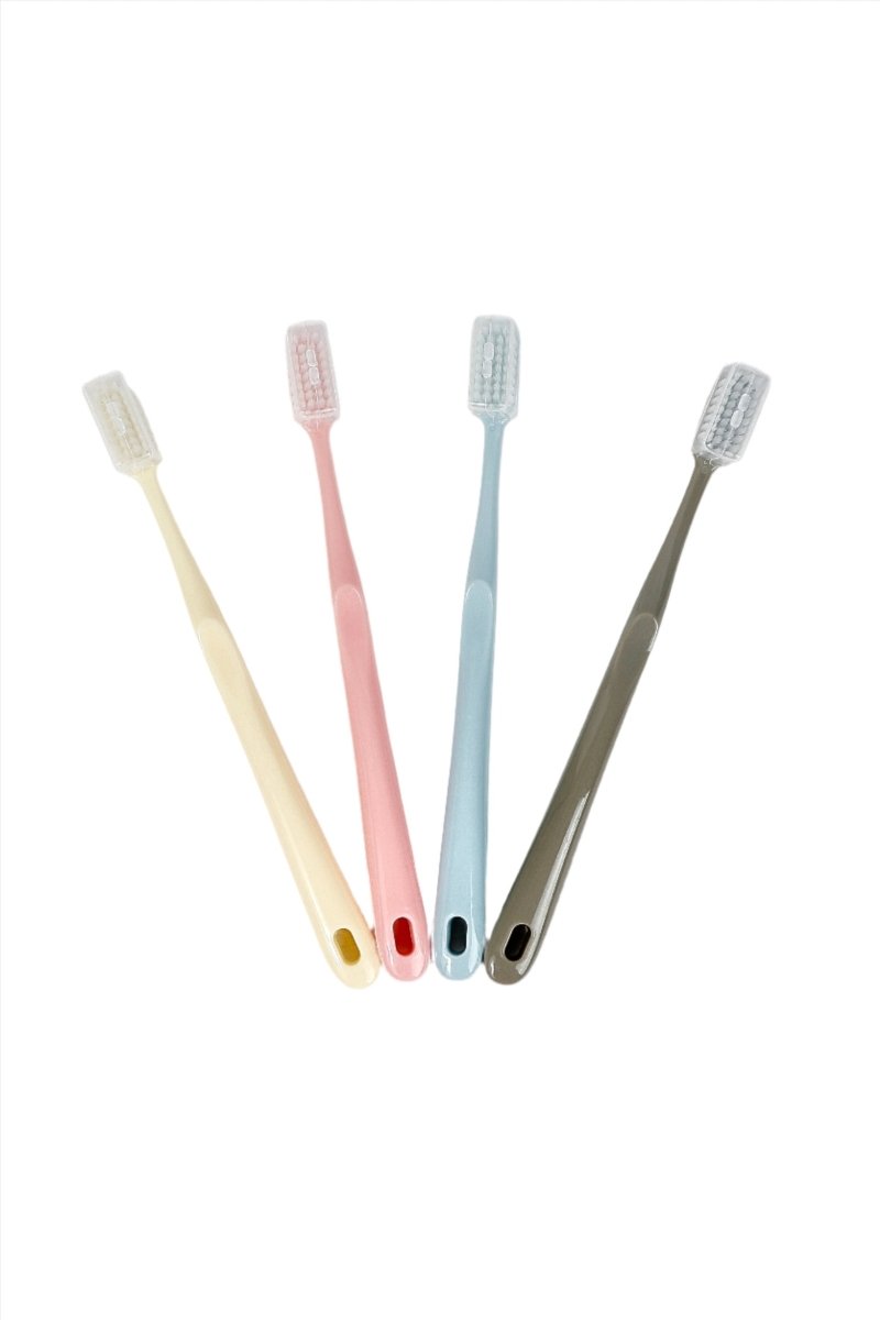 Soft Toothbrushes, 4 - Pack in Assorted Colors - MIDI
