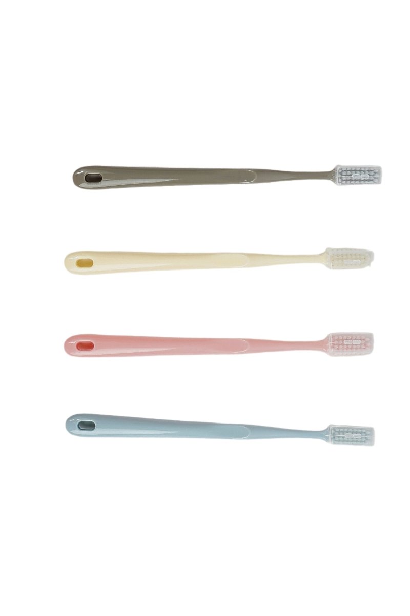 Soft Toothbrushes, 4 - Pack in Assorted Colors - MIDI