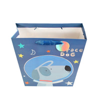 Space Dog Gift Bag - Cute Design - MIDI