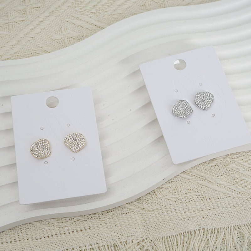 Sparkly Crystal Stud Earrings - MIDI