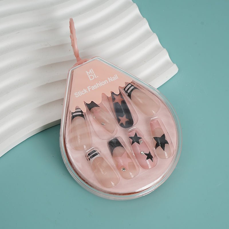 Starry Design Fashion Press - on Nails - MIDI