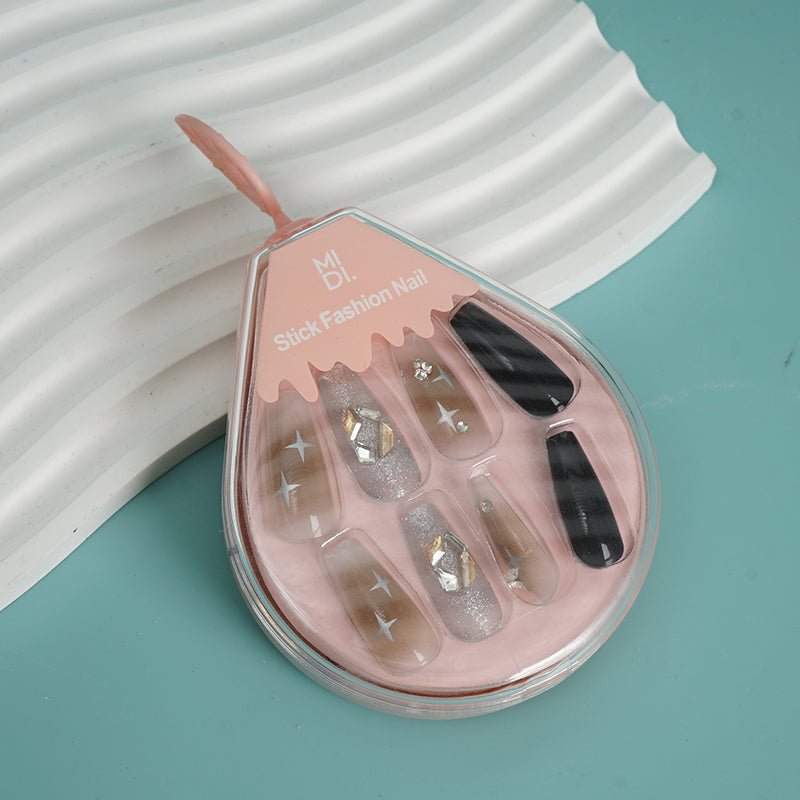 Stick Fashion Nail Set: Stylish & Easy - MIDI