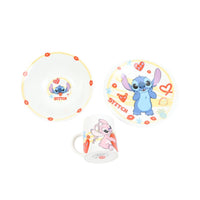 STOR Disney Stitch 3 - Piece Dinnerware Set - MIDI