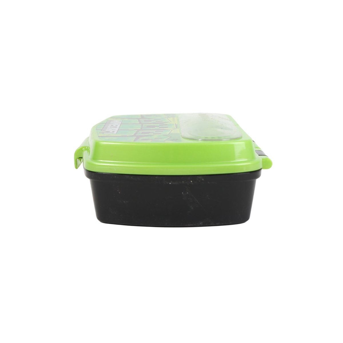 STOR Minecraft Lunch Box with Spoon & Fork Set – Creeper Design | Kids Snack Box - MIDI