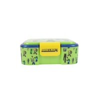 STOR Supreme Multi - Compartment Lunch Box – Minecraft Survival Mode | Kids Sandwich Box - MIDI