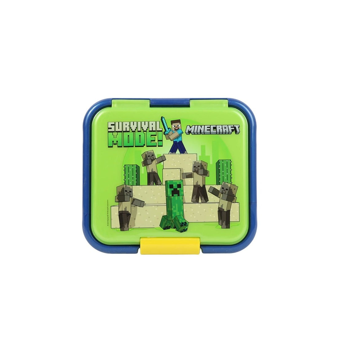 STOR Supreme Multi - Compartment Lunch Box – Minecraft Survival Mode | Kids Sandwich Box - MIDI
