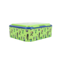 STOR Supreme Multi - Compartment Lunch Box – Minecraft Survival Mode | Kids Sandwich Box - MIDI