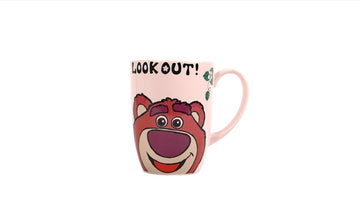 Ceramic Cup with Strawberry Bear Design for Kids 1