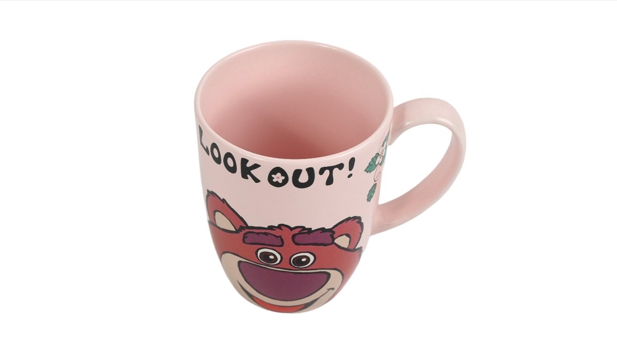 Ceramic Cup with Strawberry Bear Design for Kids 3
