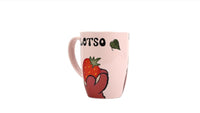 Ceramic Cup with Strawberry Bear Design for Kids 4