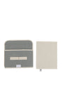 Stylish Grey Fabric Storage Box - MIDI