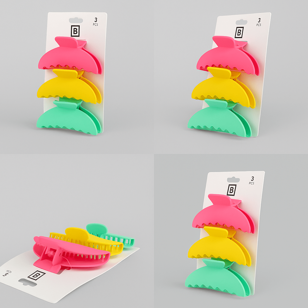 Colorful Hair Clips with Multiple Sizes 1