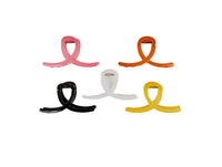 Medium Size Pink Plastic Hair Clip 5
