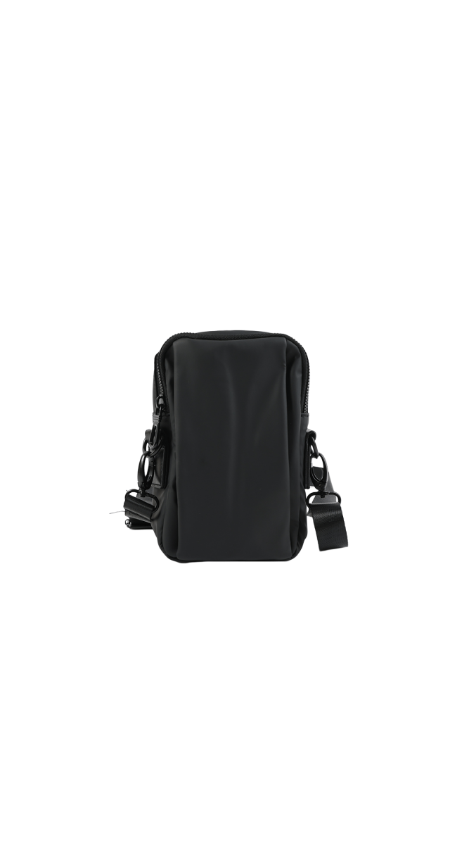 Stylish Mini Crossbody Bag - Black - MIDI