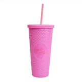 Stylish Pink "Girls Can" Tumbler - MIDI