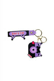 Stylish Purple Camera Keychain - MIDI