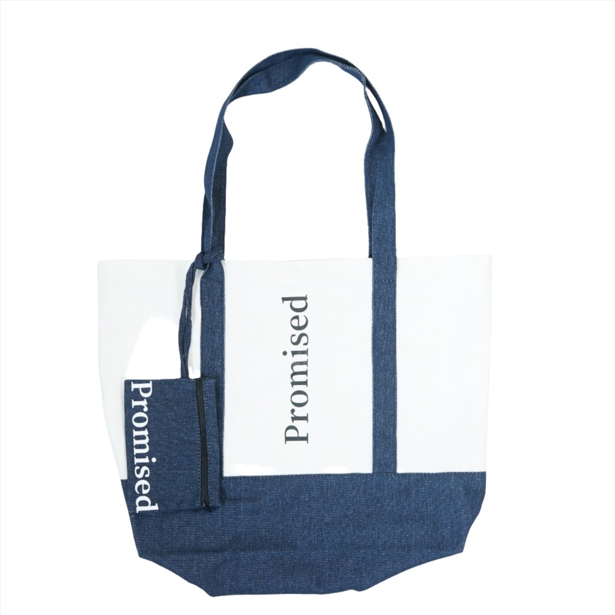 Stylish Tote Bag with Zipper Pouch - MIDI