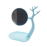 Blue Tree-Shaped Table Mirror with Tray Base 3