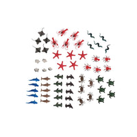 TERRA by Battat Sea Animals Playset – 60 Pcs Realistic Ocean Animal Figures - MIDI