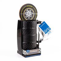 Ceramic Cup Tire Design with Coaster Set 6