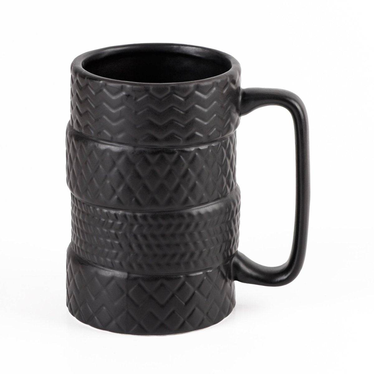 Ceramic Cup Tire Design with Coaster Set 2