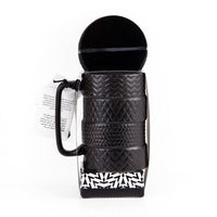 Ceramic Cup Tire Design with Coaster Set 7