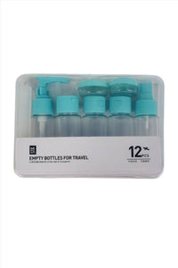 Pack of 2 Travel Empty Bottle Sets – 12 Pcs Each