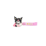 Cartoon Character Keychain with Pink Silicone Strap 3