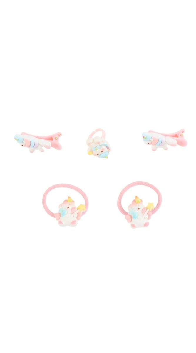 Unicorn Hair Accessories Set for Girls - MIDI
