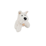 White Furry Dog Keychain 1